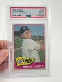 1965 Topps Mickey Mantle Baseball Card
