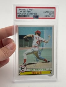 Tom Seaver Hand Signed Authentic Autograph