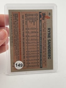 Ryne Sandberg Hand Signed Authentic Autograph