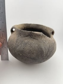 Mississippian Strap Handle Bowl Indian Artifact Arrowhead