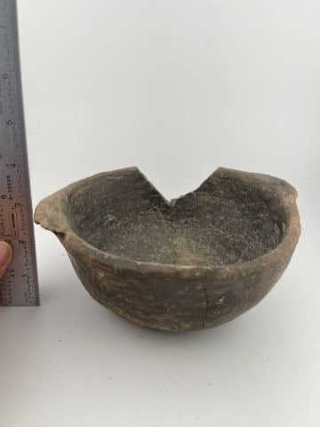 Mississippian Strap Handle Bowl Indian Artifact Arrowhead (1 of 4)
