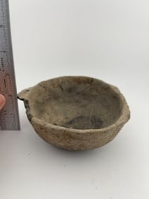 Mississippian Strap Handle Bowl Indian Artifact Arrowhead