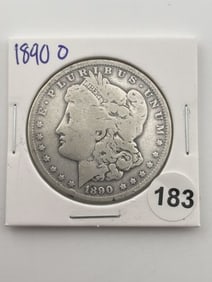 1890 O Morgan Silver Dollar Coin