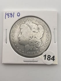 1881 O Morgan Silver Dollar Coin