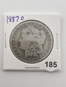 1887 O Morgan Silver Dollar Coin