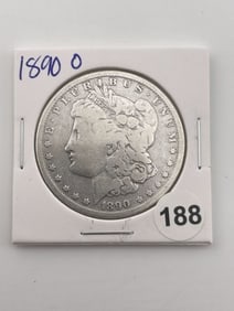 1890 O Morgan Silver Dollar Coin