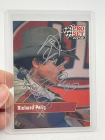 Richard Petty Hand Signed Authentic Autograph