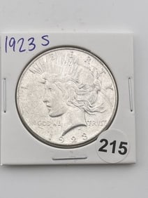 1923 S Peace Silver Dollar Coin