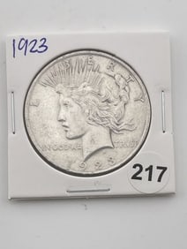 1923 Peace Silver Dollar Coin