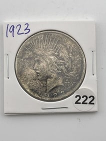 1923 Peace Silver Dollar Coin