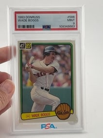 1983 Donruss Wade Boggs Baseball Card