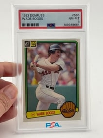 1983 Donruss Wade Boggs Baseball Card