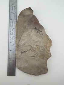 Chipped Axe from Madison County, Illinois ex - Payne Collection Indian Artifact Arrowhead