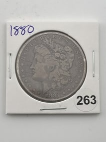 1880 Morgan Silver Dollar Coin