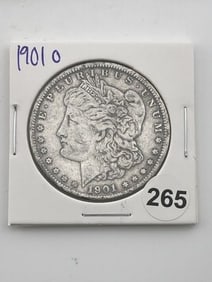 1901 O Morgan Silver Dollar Coin