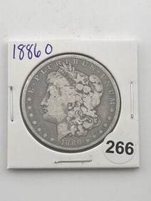 1886 O Morgan Silver Dollar Coin