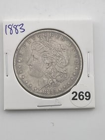 1883 Morgan Silver Dollar Coin