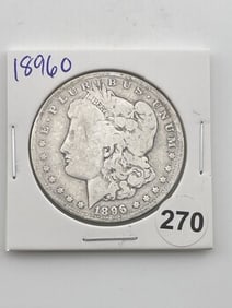 1896 O Morgan Silver Dollar Coin