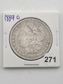 1889 O Morgan Silver Dollar Coin