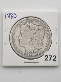 1880 Morgan Silver Dollar Coin