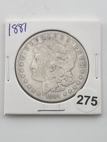 1881 Morgan Silver Dollar Coin
