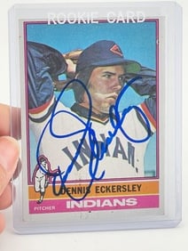 Dennis Eckersley Hand Signed Authentic Autograph