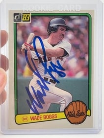 Wade Boggs Hand Signed Authentic Autograph