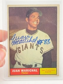 Juan Marichal Hand Signed Authentic Autograph