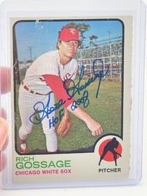 Rich Gossage Hand Signed Authentic Autograph