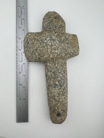 Fish Effigy Monolithic Axe Indian Artifact Arrowhead