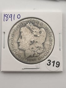 1891 O Morgan Silver Dollar Coin