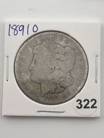 1891 O Morgan Silver Dollar Coin
