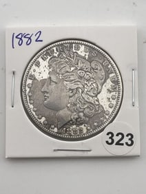 1882 Morgan Silver Dollar Coin