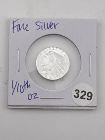 1/10th oz Fine Silver Coin