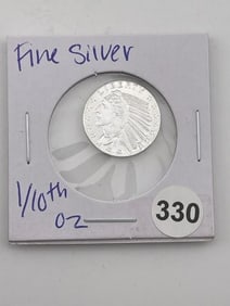 1/10th oz Fine Silver Coin