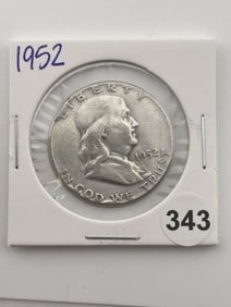1952 Franklin Half Dollar Coin