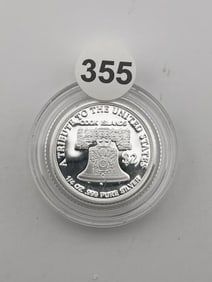 1/4th oz Fine Silver Coin