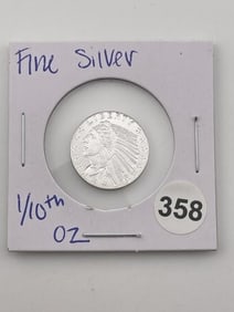 1/10th oz Fine Silver Coin