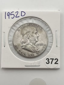 1952 D Franklin Half Dollar Coin