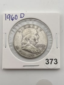 1960 D Franklin Half Dollar Coin