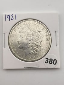 1921 Morgan Silver Dollar Coin