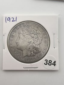 1921 Morgan Silver Dollar Coin