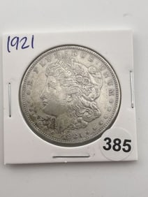 1921 Morgan Silver Dollar Coin