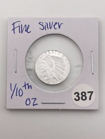 1/10th oz Fine Silver Coin