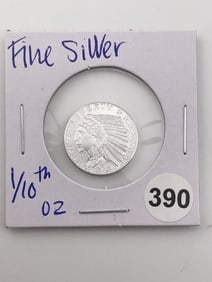 1/10th oz Fine Silver Coin