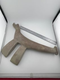 Dog Effigy Monolithic Axe Indian Artifact Arrowhead