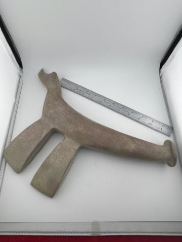 Dog Effigy Monolithic Axe Indian Artifact Arrowhead (1 of 10)