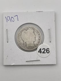 1907 O Quarter Coin