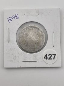 1898 Quarter Coin