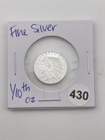 1/10th oz Fine Silver Coin